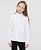 Блузка классическая с принтом сердечко белая Button Blue, школьная форма для девочек  фото, kupilegko.ru